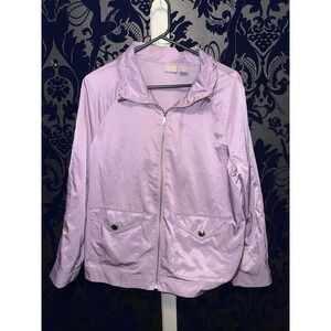 Chico's Purple Jacket Women's Size 1 (WTF55)
